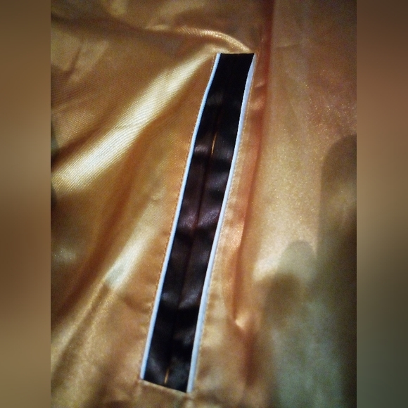 Veezo New York O3 International Players Club Satin Jacket Men's XL Gold NWT - Picture 8 of 15